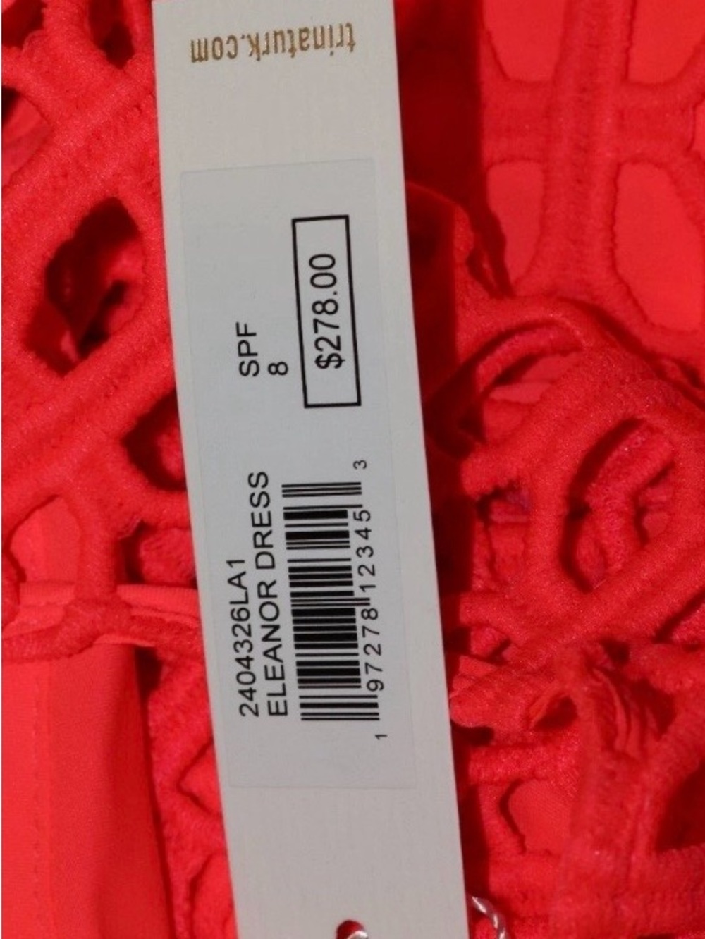 BNWT Trina Turk Sleevelss Cutout Shift Dress Size 8 (Medium) MSRP $278! - Picture 11 of 13